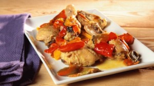 Pranzo di Ferragosto - Pollo con peperoni alla romana