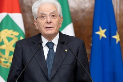 Il presidente della Repubblica Sergio Mattarella
