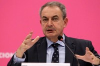 L'ex Primo Ministro spagnolo (2004-2011) Jos&eacute; Luis Rodriguez Zapatero 