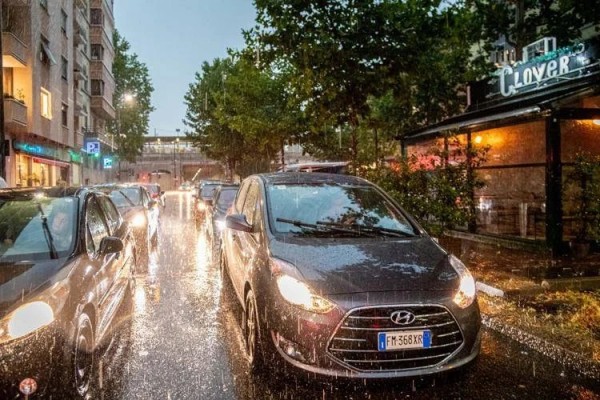 Temporale a Milano 