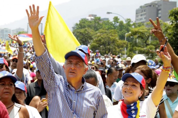 Alcalde Antonio Ledezma y Mitzy de Ledezma