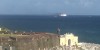 Le fiamme hanno investito l'imbarcazione che si trova a oltre un chilometro dalla costa di San Juan foto internet - Twitter