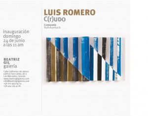 Beatriz Gil galer&iacute;a exhibe la obra reciente de Luis Romero