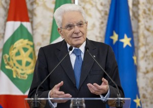 Il presidente della Repubblica Sergio Mattarella