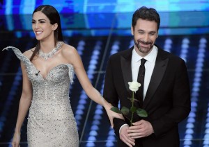 Rocio Munoz Morales e il compagno Raoul Bova
