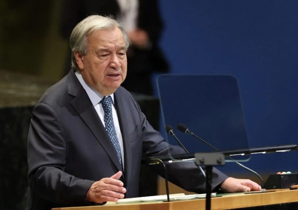 Il segretario generale dell'Onu, Antonio Guterres