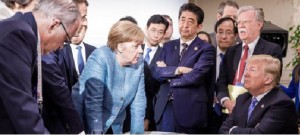 L&#039;assedio dei leader a Trump durante il G7 in Canada