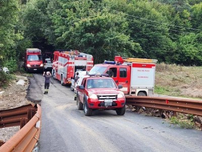 Le ricerche dei vigili del fuoco