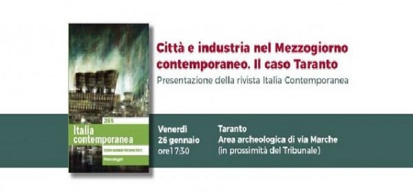 Citt&agrave; e industria nel Mezzogiorno contemporaneo. Il caso Taranto