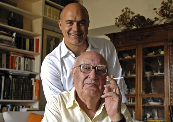 Luca Zingaretti e Andrea Camilleri