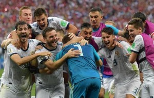 Rusia a cuartos por penales 5:4 Espa&ntilde;a eliminada