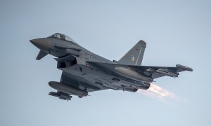Eurofighter tedesco partito dalla base di Costanza 