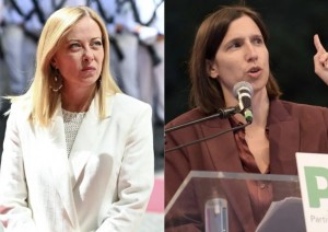 Giorgia Meloni e Elly Schlein