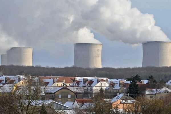  Cattenom nuclear power plant in Hettange-Grande, northeastern France
