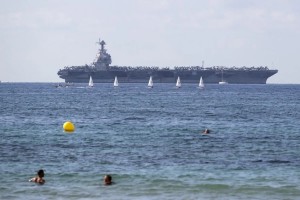 La portaerei USS Gerald R. Ford 