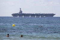 La portaerei USS Gerald R. Ford 