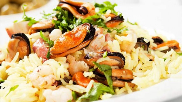 Risotto de Mariscos - Risotto ai frutti di mare