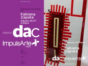 Mar&iacute;a Fabiana Zapata exhibe "Espacios Cenitales"en Objetos DAC