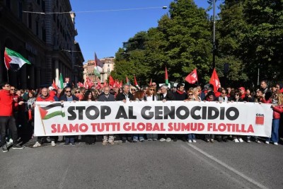 General strike in Italy over Israel &#039;s Gaza-bound flotilla interception