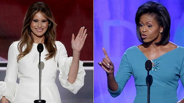 Hearing double: Melania Trump in plagiarism row after &lsquo;echoing&rsquo; Michelle Obama
