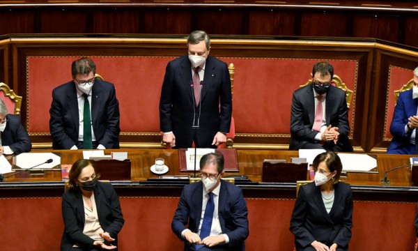 Draghi risponde sul ddl Zan: "Lo Stato &egrave; laico, il Parlamento libero"