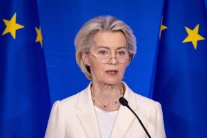 La presidenta de la Comisi&oacute;n Europea, &Uacute;rsula von der Leyen.