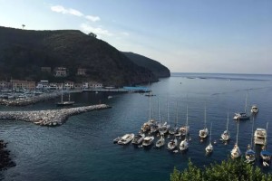 Las islas Eolias, sobre el Tirreno, frente a las costas de Sicilia.