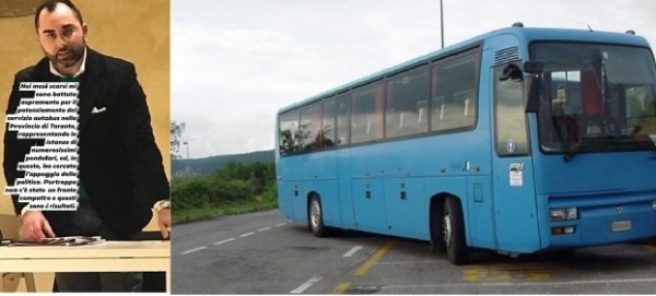 La Regione Puglia taglia i Km annui del trasporto pubblico in provincia di Taranto? Considerazioni di Di Lena