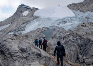 Ghiacciaio sulle alpi