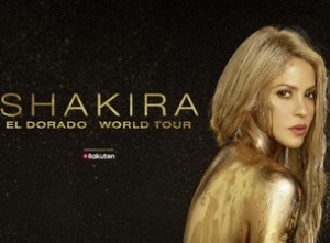Shakira recorrer&aacute; siete pa&iacute;ses de Am&eacute;rica Latina en su gira &ldquo;El Dorado&rdquo;