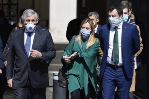 Comunali 2021, vertice Salvini-Meloni-Tajani