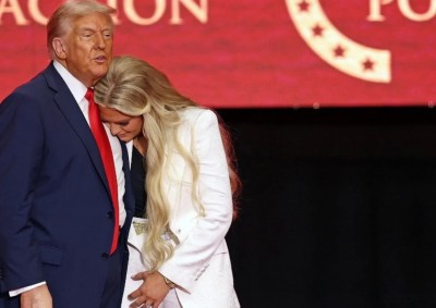 Donald Trump ed Erika Kirk