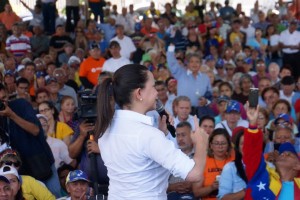 Machado desde Lara: Venezuela est&aacute; clara, unida y decidida a quebrar a la dictadura