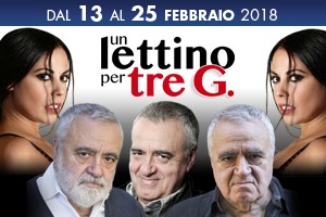 Un lettino per tre G Scritto e diretto da Augusto Zucchi al teatro Golden di Roma