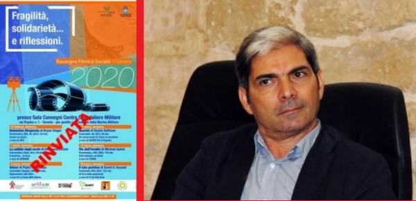 Taranto - Rinviata la rassegna filmica sociale del volontariato