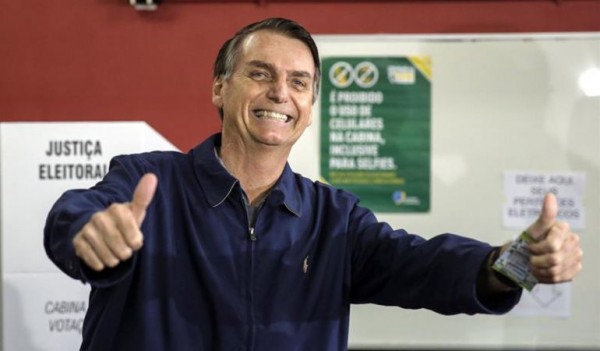 Bolsonaro lidera con un 46.18 % dice que problemas con las urnas impidieron su elecci&oacute;n en Brasil