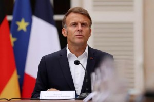 Emmanuel Macron, presidente de Francia. Listo para reconocer al Estado palestino.