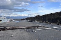 Comune di Riposto - Il porto di Riposto devastato dal ciclone Harry 
