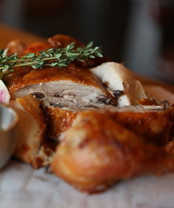 El pollo con Vino Nobile di Montepulciano