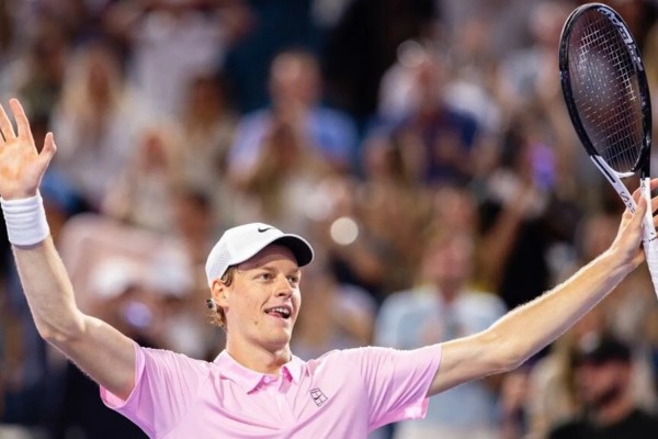 Il tennista italiano Jannik Sinner, numero 2 del mondo