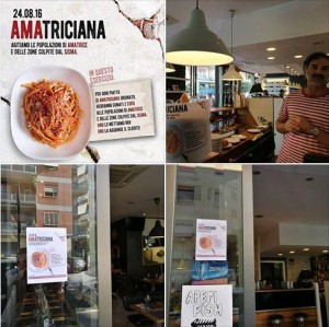 A Ostia prima adesione &quot; AMAtriciana &quot; a favore delle popolazioni colpite dal sisma.
