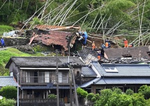 Alluvione a Kagoshima, Giappone