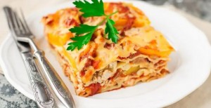 Pasticho de pollo y queso