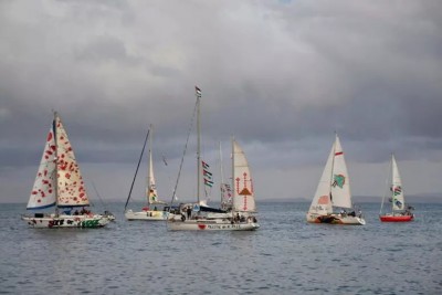 La Flotilla navega hacia Gaza.
