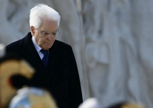 Il presidente della Repubblica Sergio Mattarella