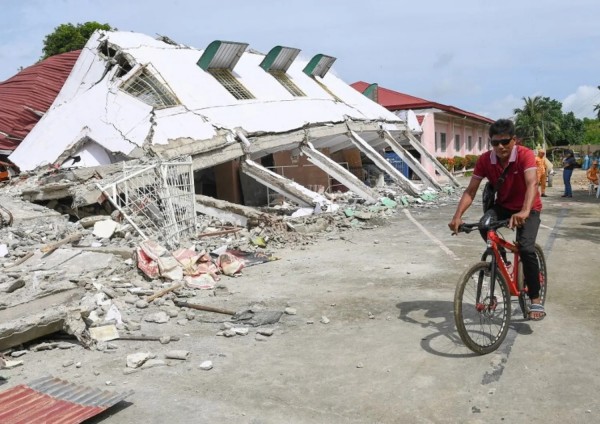 Gli effetti del sisma nell&#039;isola di Cebu