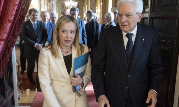 Meloni e Mattarella