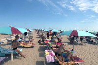 La spiaggia di Rimini