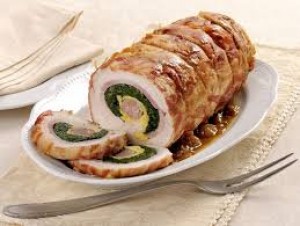 El pastel de carne de pavo