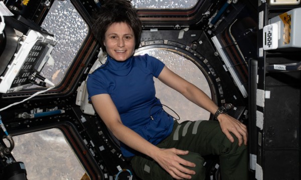 l'astronauta italiana Samantha Cristoforetti